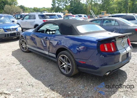 2010 Ford Shelby Gt500 из США, поврежденный, VIN 1ZVBP8KS3A5140210